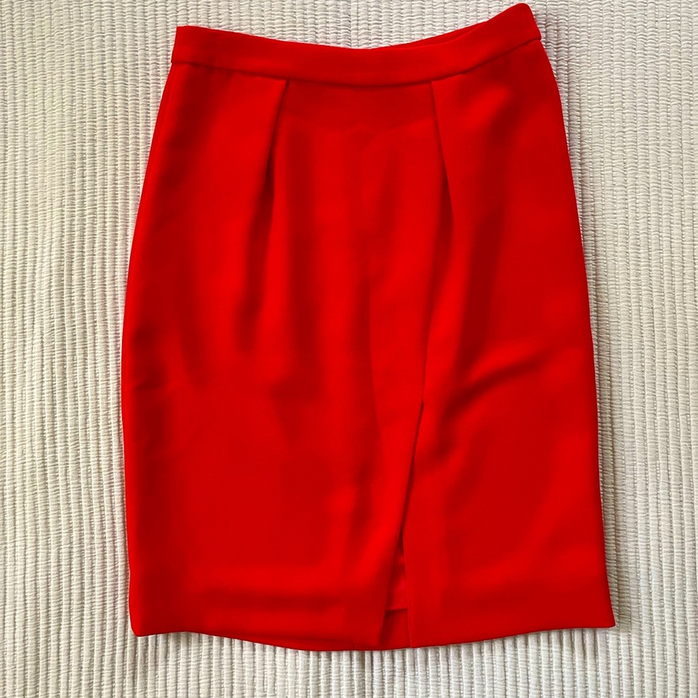 J Crew Drapey Pencil Skirt